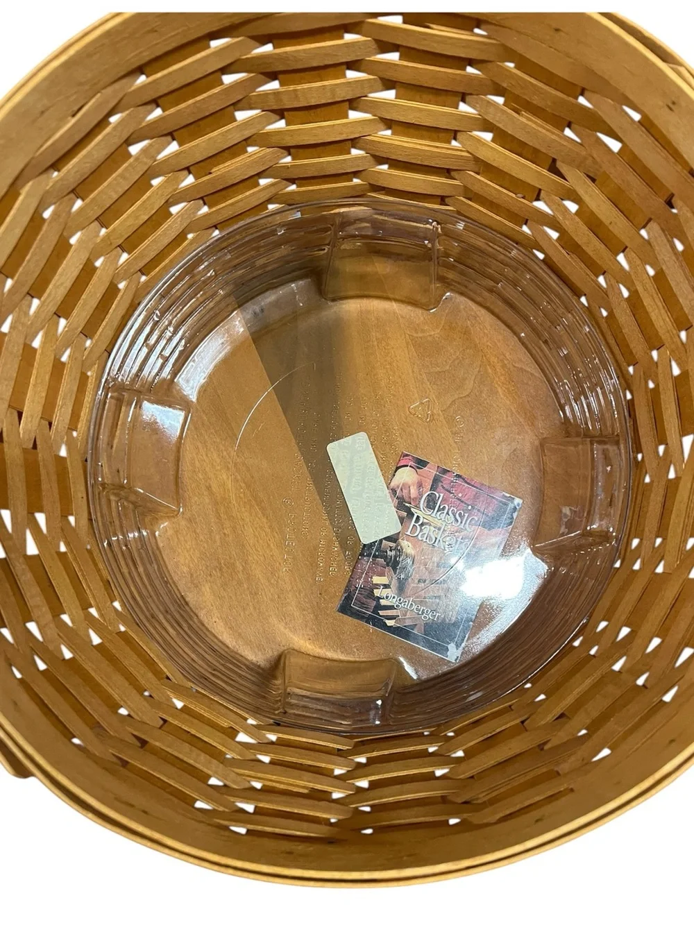 🌻VINTAGE Authentic Longaberger Hostess/Organizer Basket Crafted in 2000
